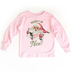 Naughty Or Nice? - Child LONG SLEEVE Tee