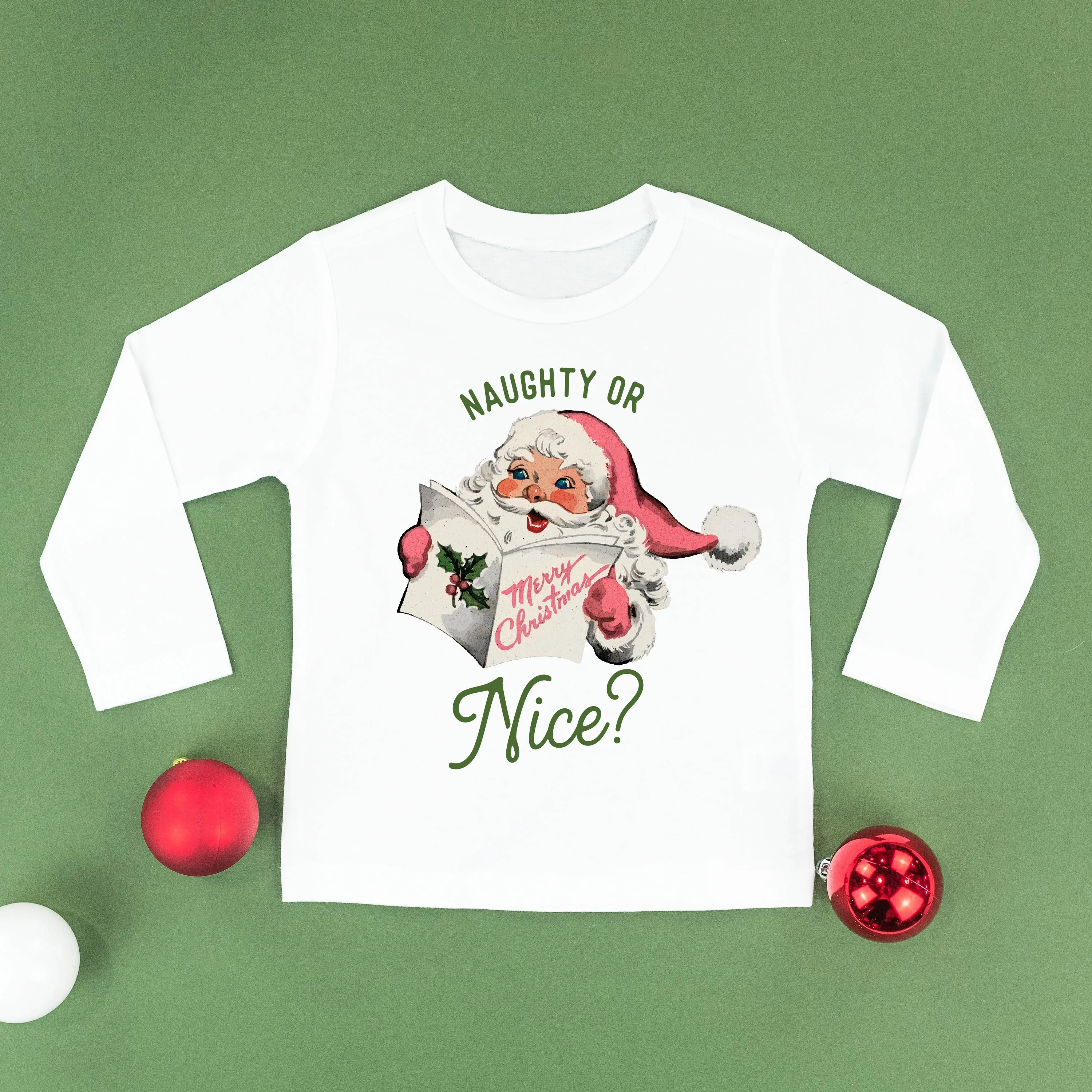 Naughty Or Nice? - Child LONG SLEEVE Tee