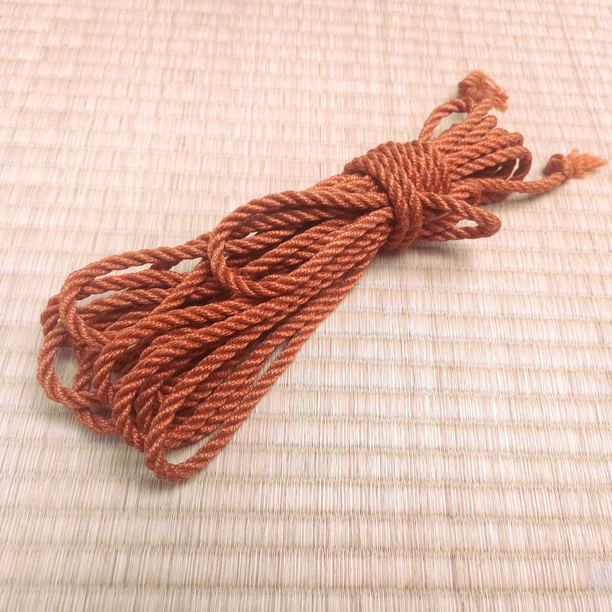 Orange 2-Ply Jute Shibari Rope