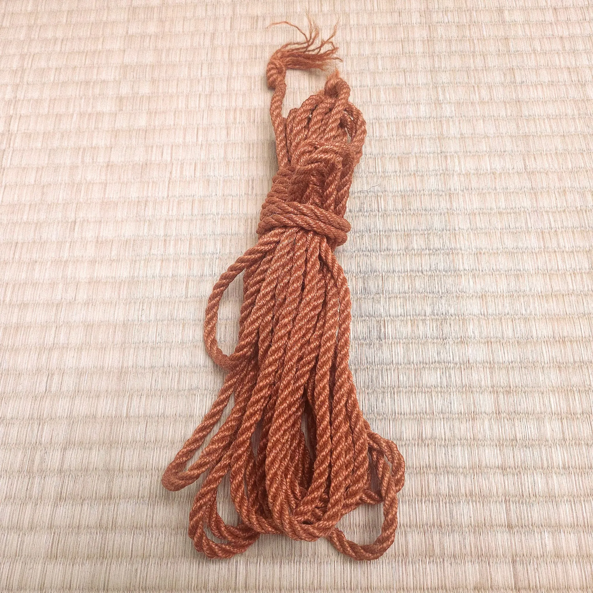 Orange 2-Ply Jute Shibari Rope