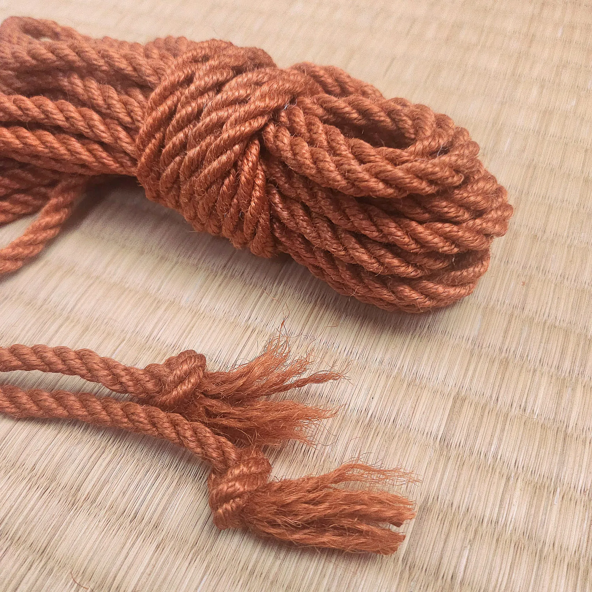 Orange 2-Ply Jute Shibari Rope