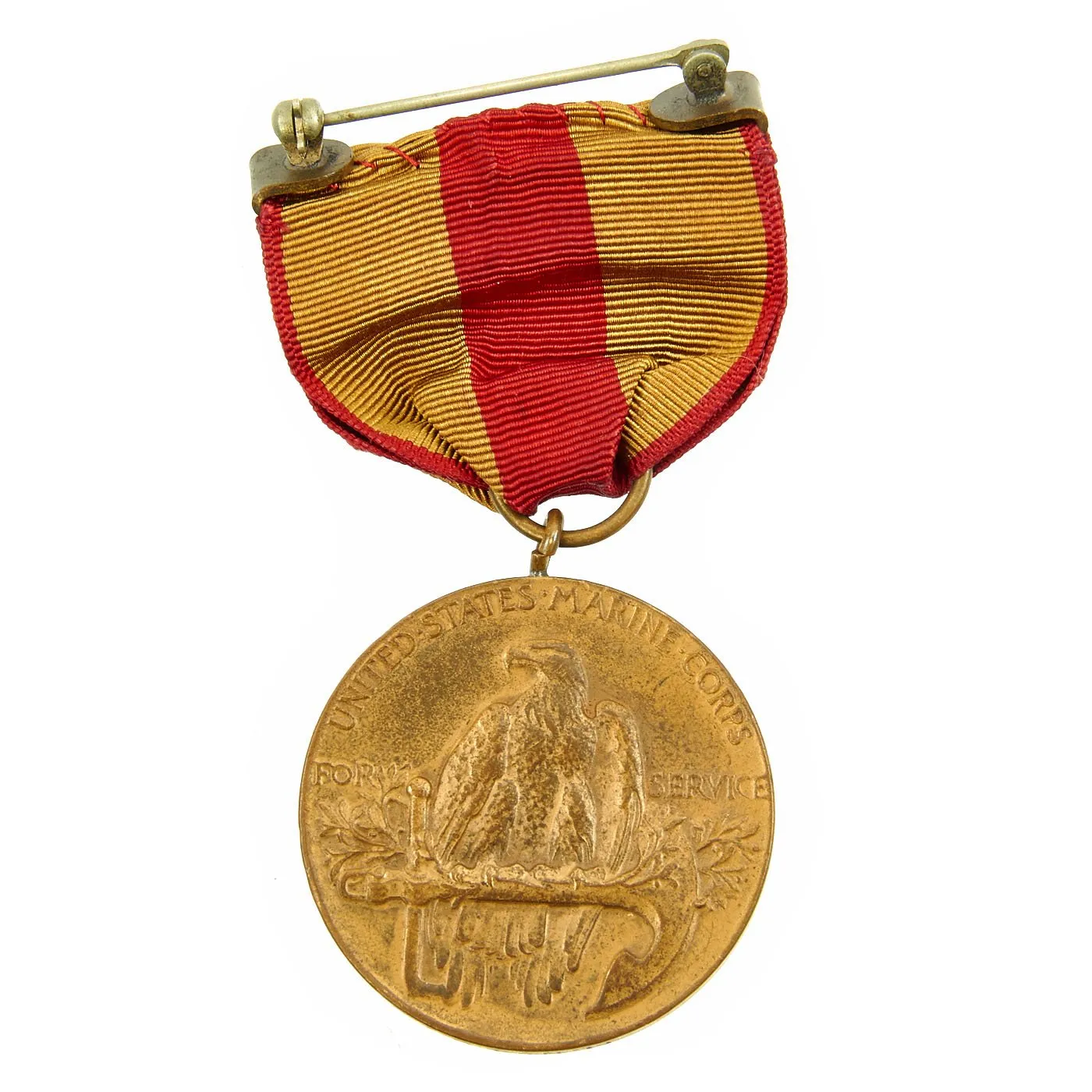 Original U.S. WWII Named 4th Marine Regiment China Marines Medal and Souvenir Grouping