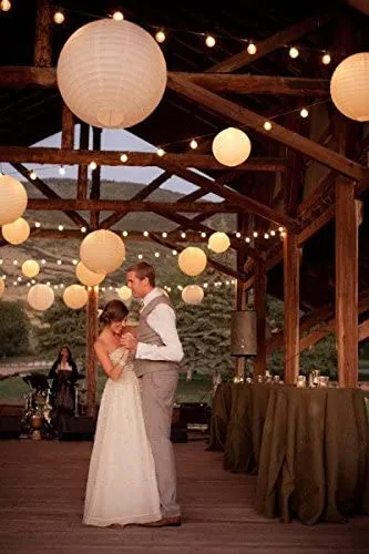 Paper Lanterns White for Festive/Birthday/Wedding Party Decoration