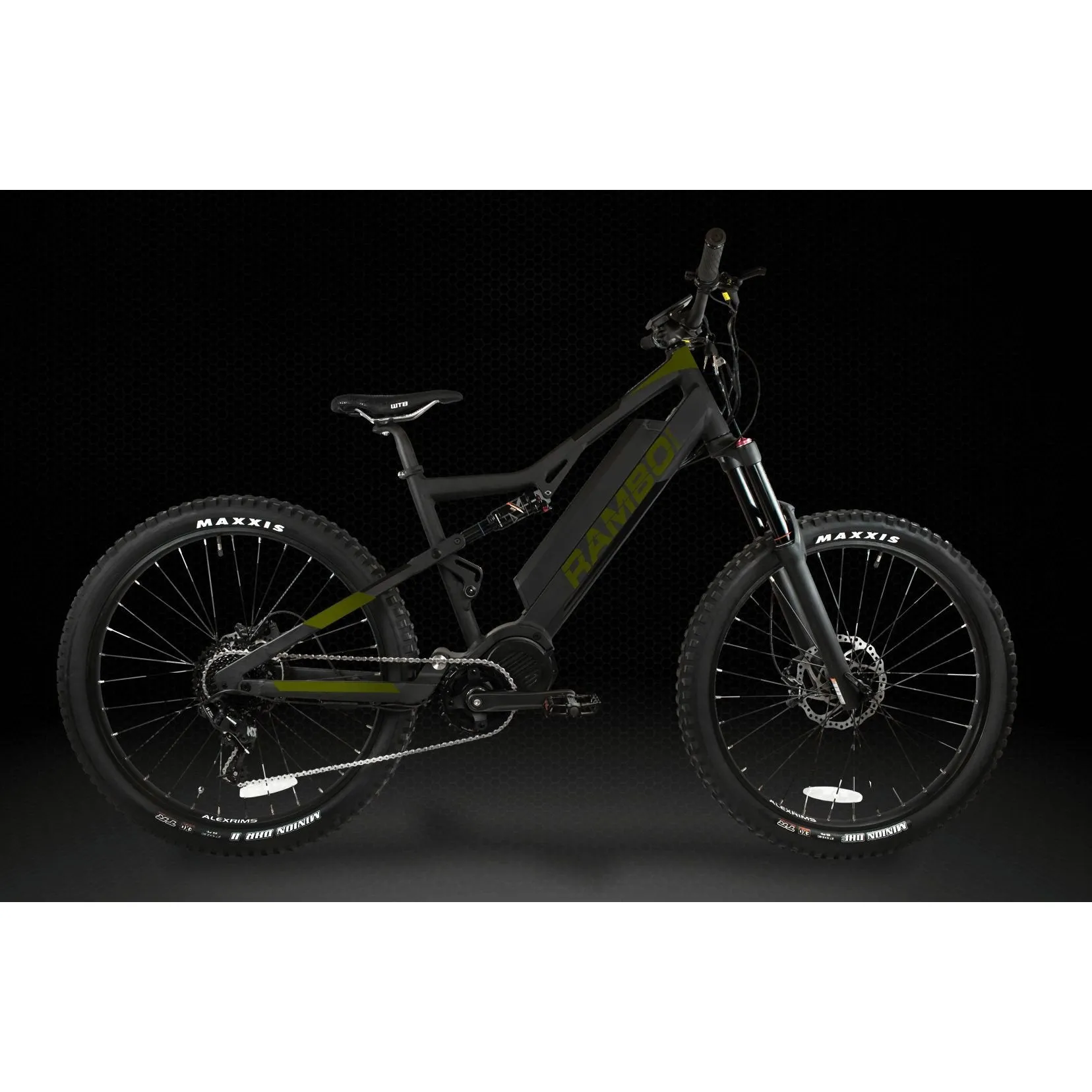 Rambo Rampage 48V/21Ah 1000W Full Suspension Fat Tire Electric Hunting Bike