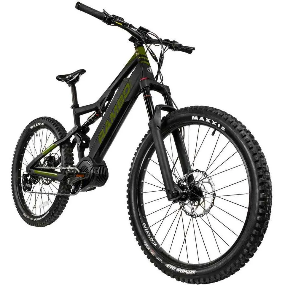 Rambo Rampage 48V/21Ah 1000W Full Suspension Fat Tire Electric Hunting Bike