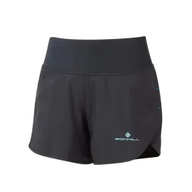 Ronhill Tech 4.5" Short Womens | Black/aquamint