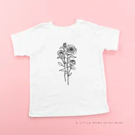 ROSE - Short Sleeve Child Shirt