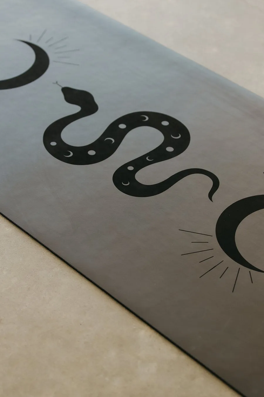 Serpent Yoga Mat Black 5mm