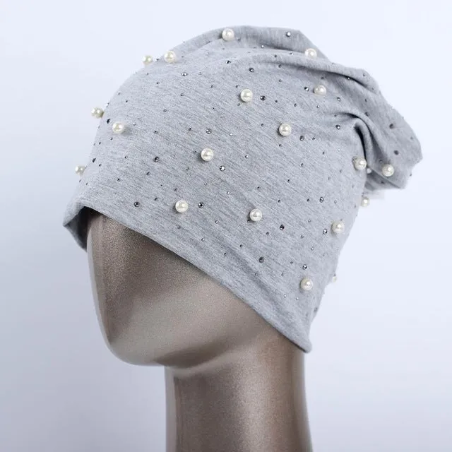 Shine Pearls Beanies