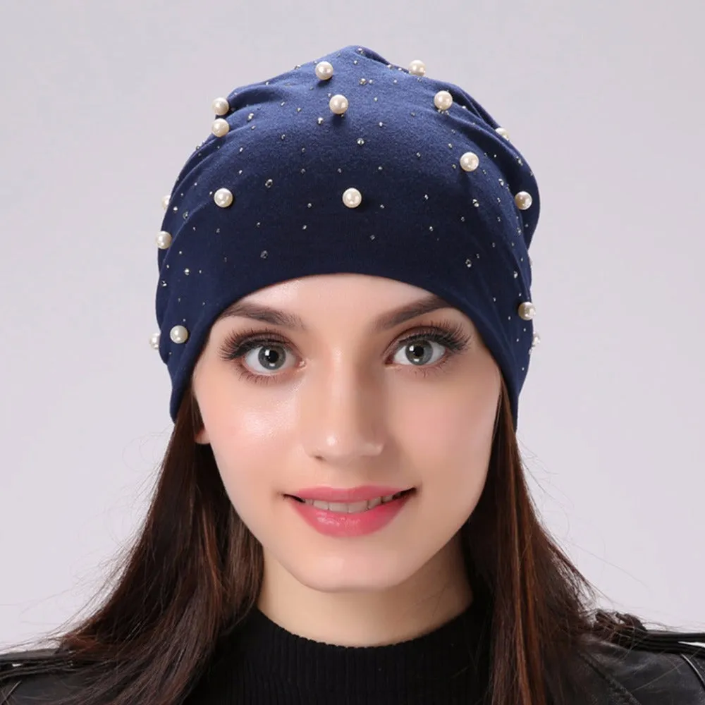 Shine Pearls Beanies