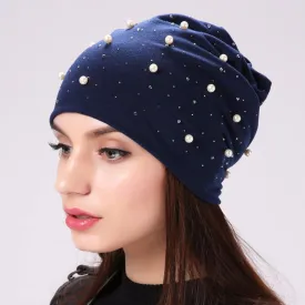 Shine Pearls Beanies