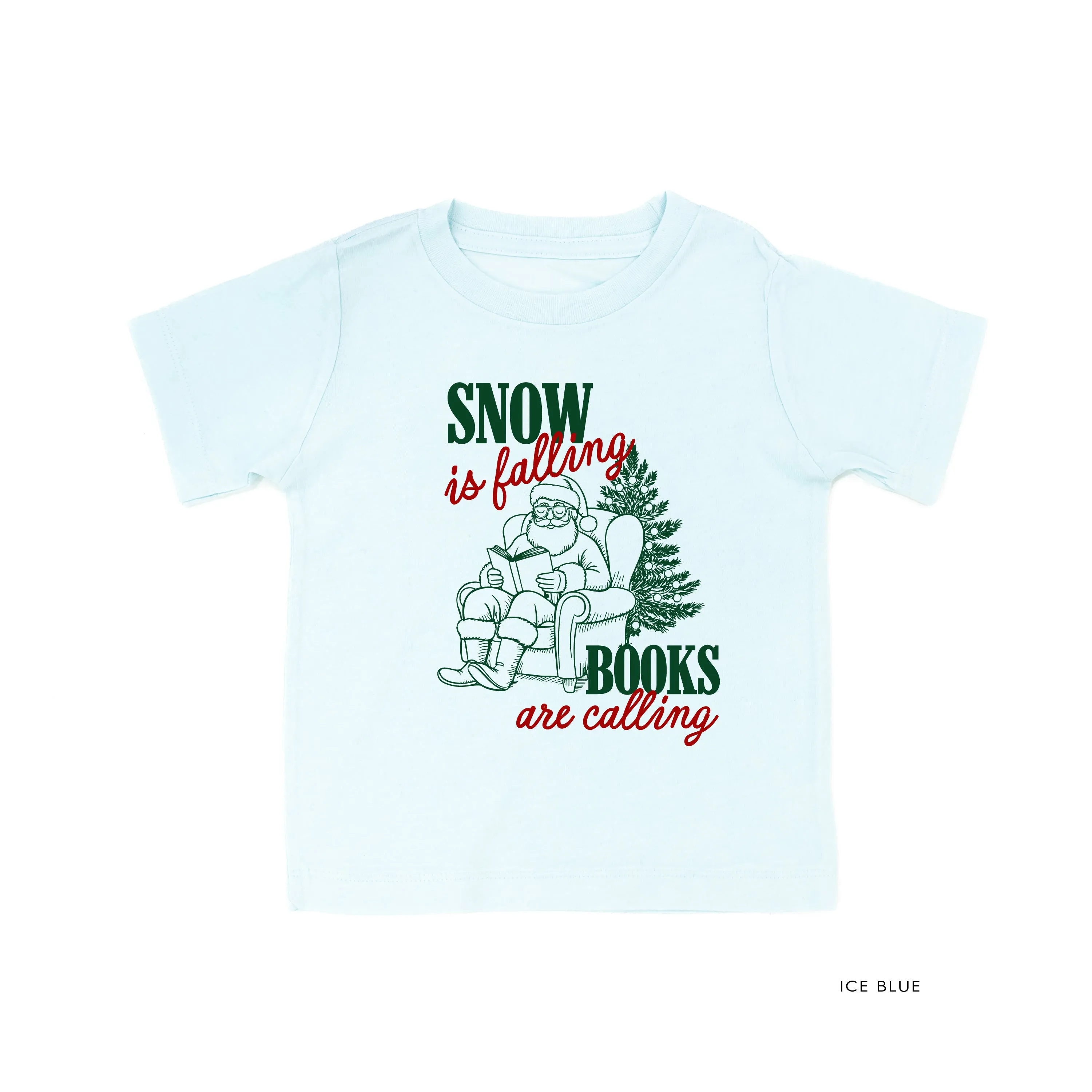 Snow Is Falling Books Are Calling - Child Tee