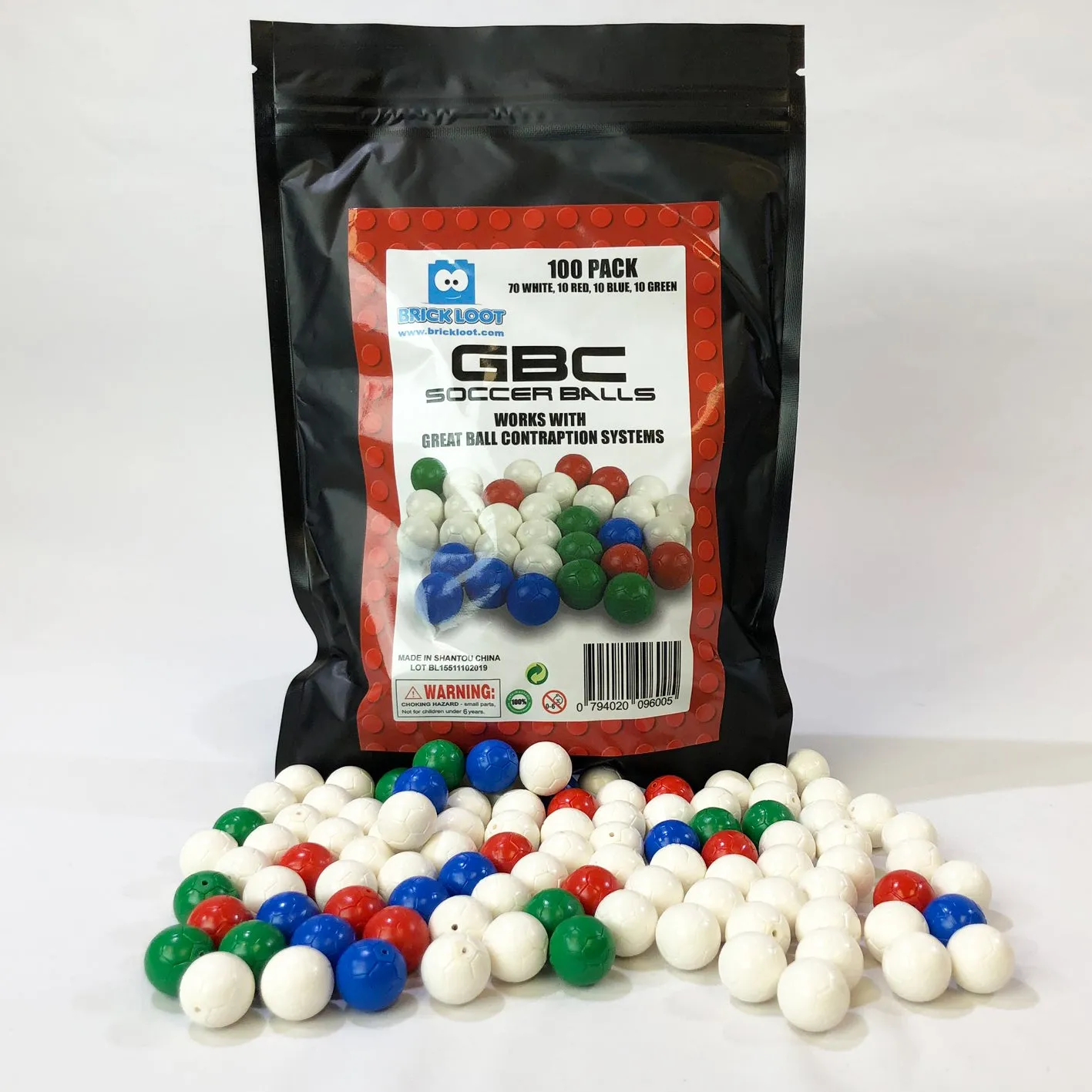 Soccer Balls for LEGO GBC - Great Ball Contraption Balls - GBC Balls BL-155 - 72824 x45pb03 43702pb02 x45