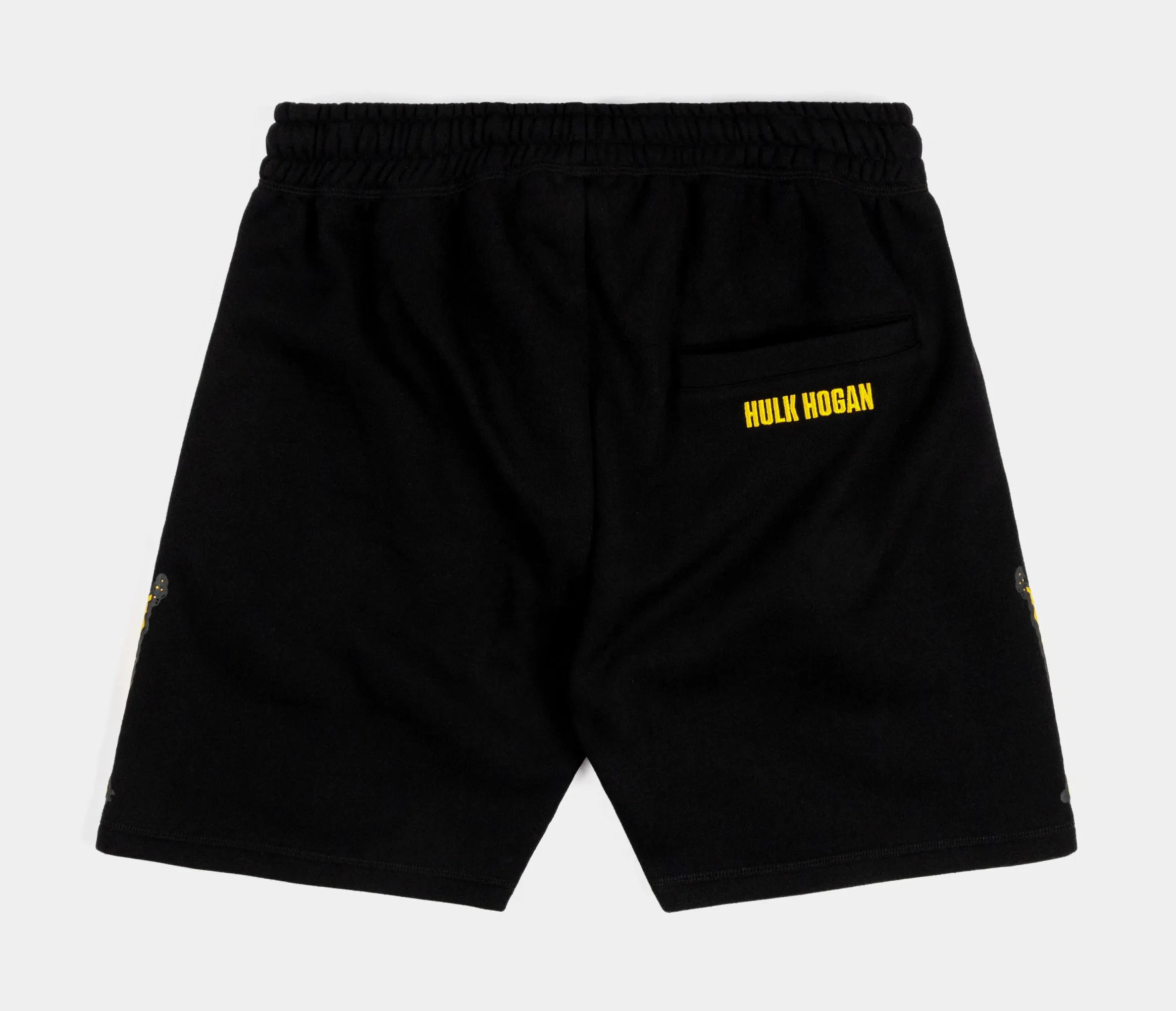 SP x WWE Hulkamania Fleece Mens Shorts (Black/Yellow)