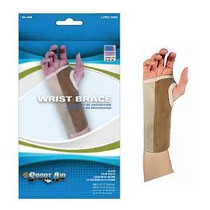 Sportaid Wrist Brace, Palm Stay, Beige, Right, Medium