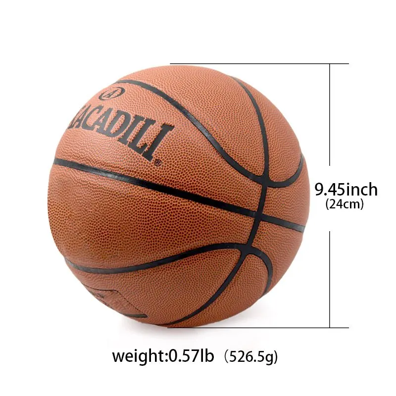 Sports Custom Basketball Ball Cheaper Price Fashion Brown Black PU Leather Basketball stand