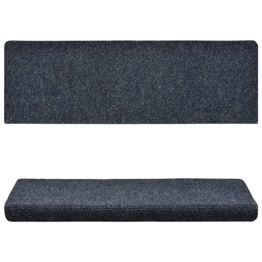 Stair Mats 5 pcs Needle Punch 65x21x4 cm Anthracite