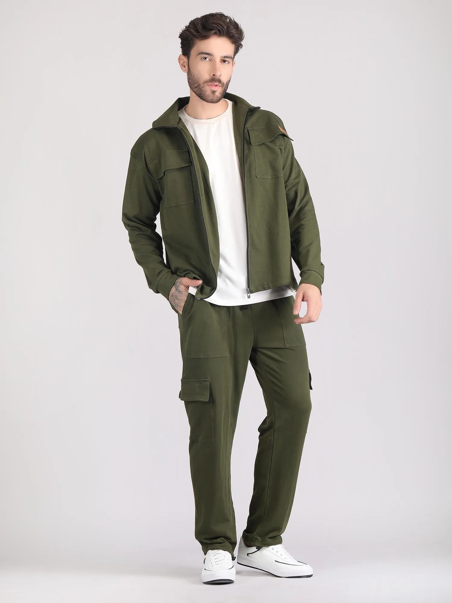 Stylish co ord shacket sets - Cotton men co ord shirt sets