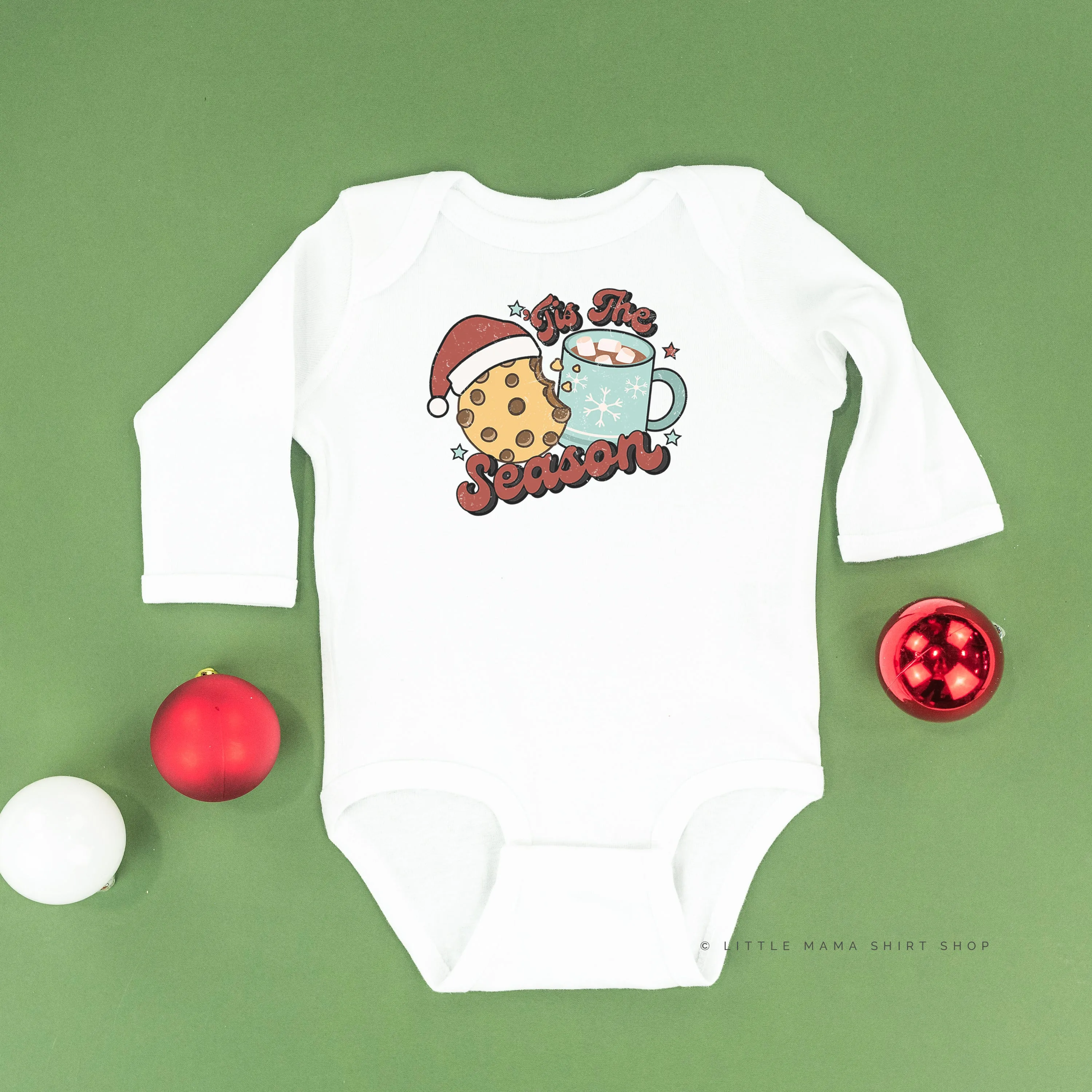 'Tis The Season - Cookie & Hot Cocoa - Child LONG SLEEVE tee