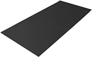 Treadmill and Large Equipment Mat (Black)