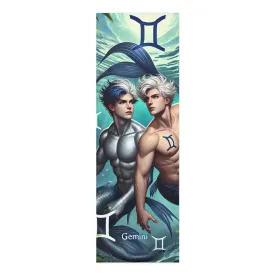 Twin Spirit: The Gemini Mermen Yoga Mat