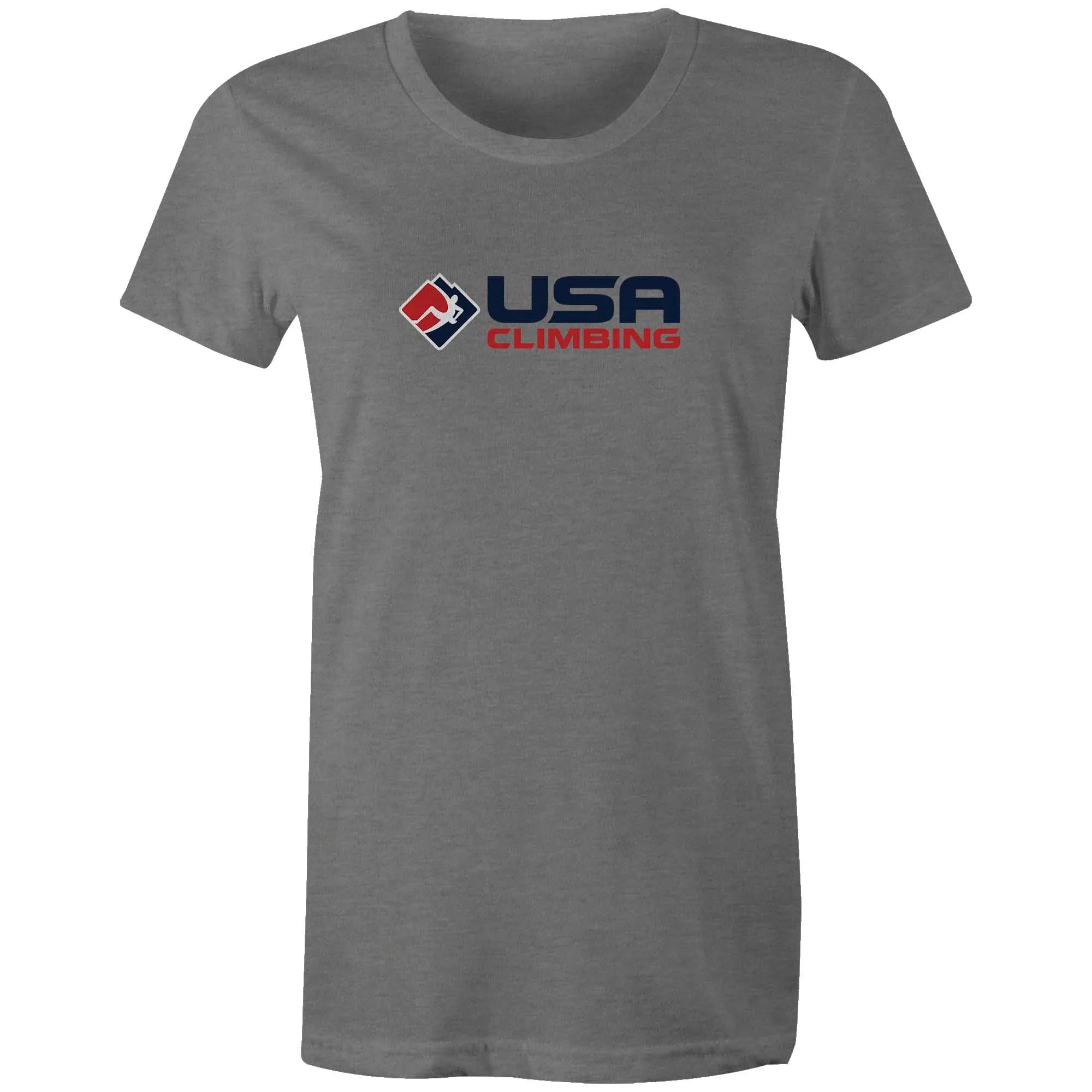 USA Climbing Horizontal Logo Tee Women's