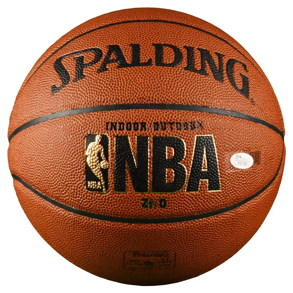 Walt Frazier Signed Dishin And Swishin Inscription NBA Indoor/Outdoor Basketball (JSA)