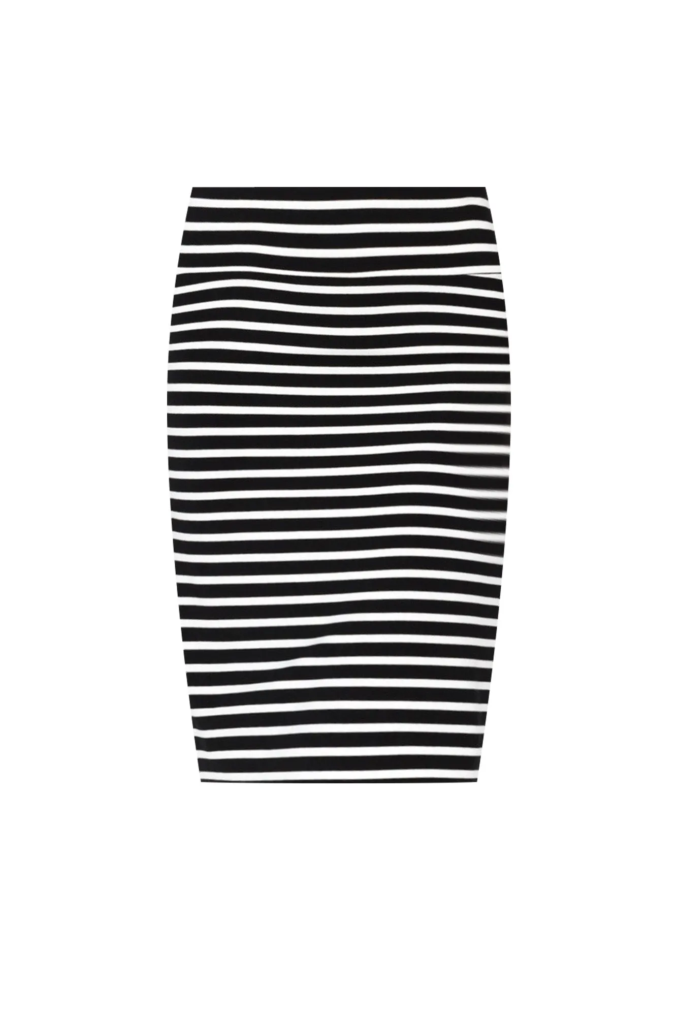 Whitney Black Stripe Bamboo Tube Skirt