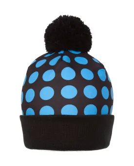 Winter Unisex Sublimation Cuffed Beanie w/ Pom