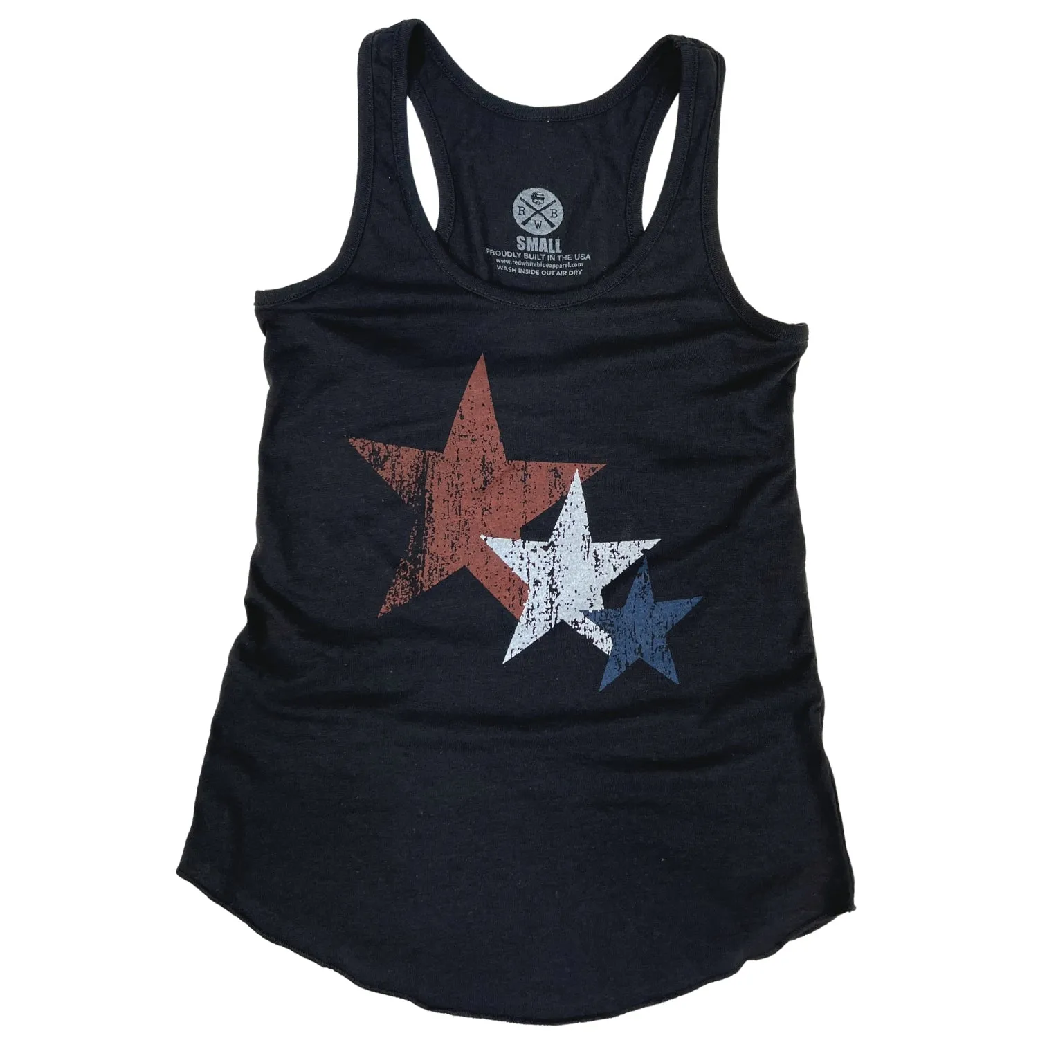 Women's Patriotic Stars Made USA Tank Top